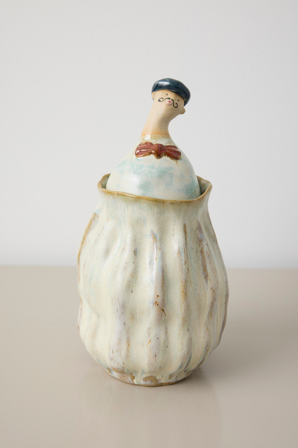 Mia Lindbirk - Vase/Krukke med låg - Monsieur
