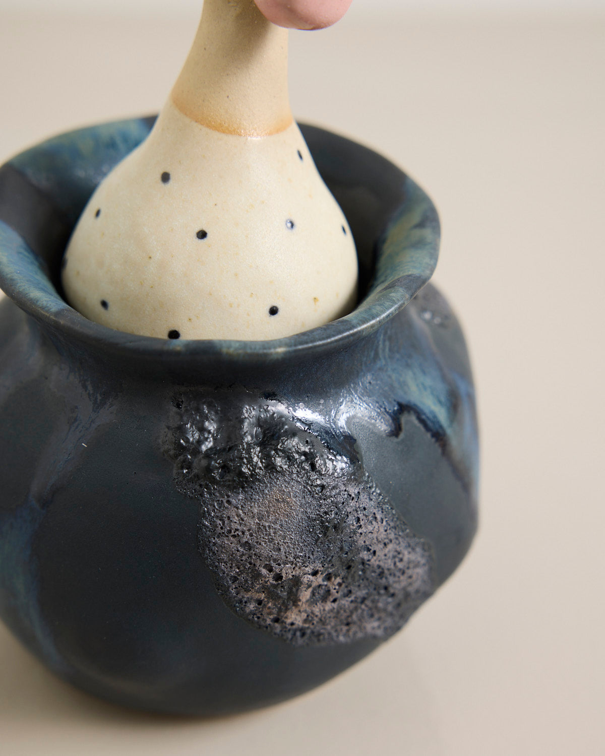 Vase/Krukke med låg - klovn