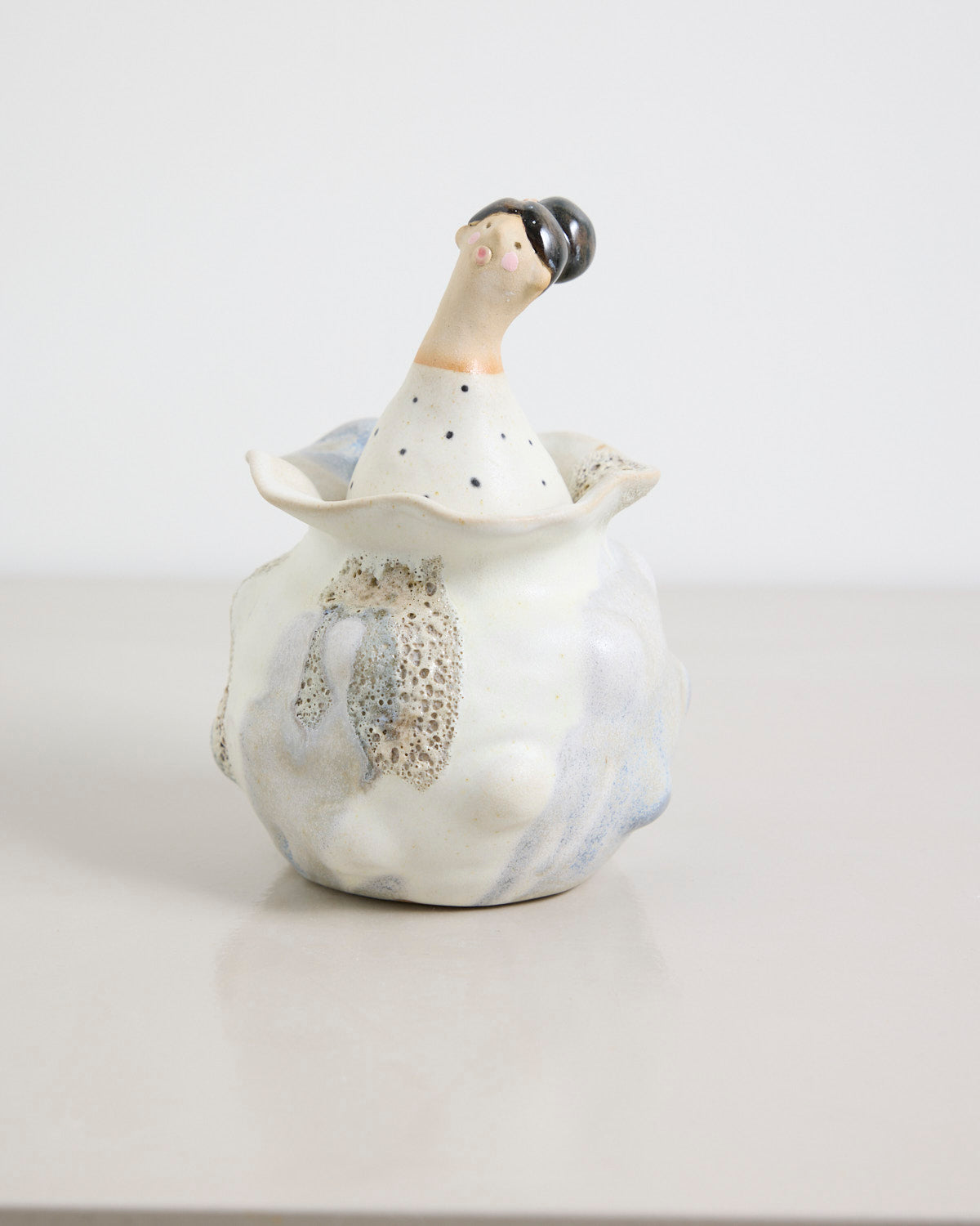 Vase/Krukke med låg - dame