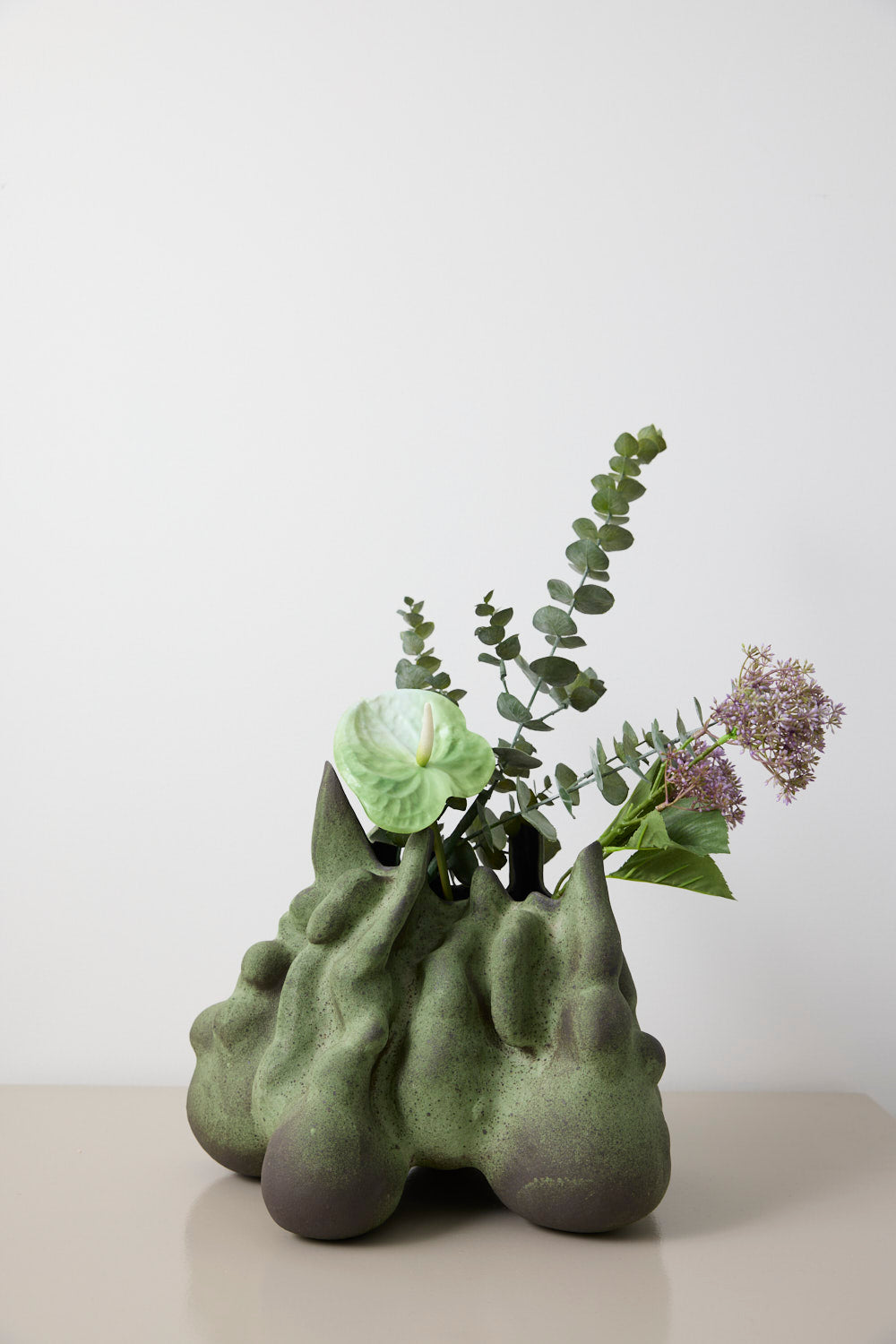 Grøn vase #2 - Lotte Lemor