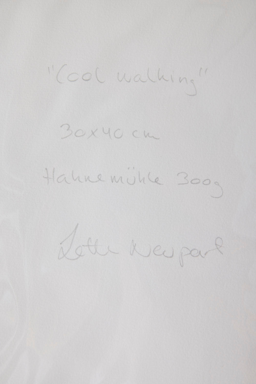 Cool walking - Lotte Neupart