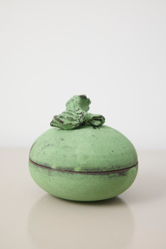 Grøn lågkrukke - Lotte Lemor