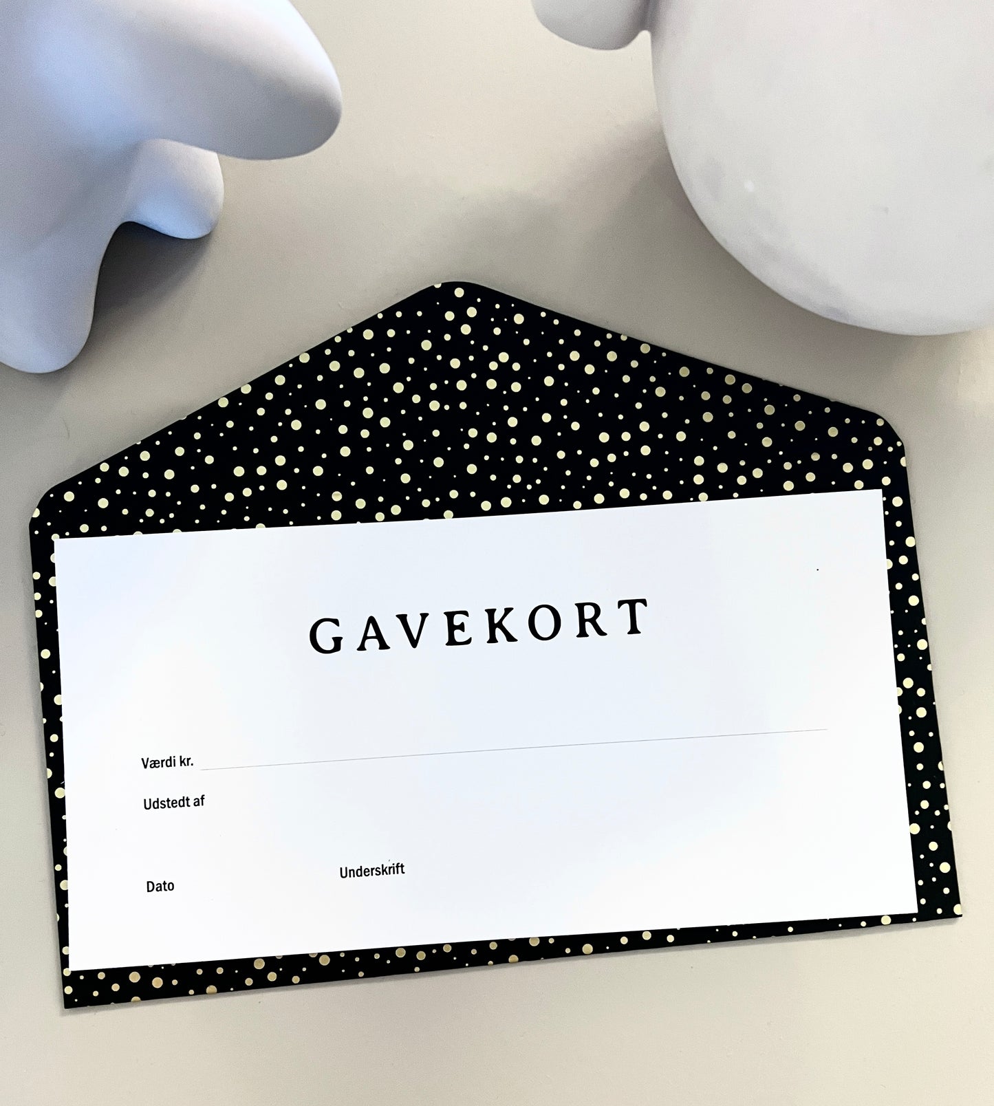 Gavekort 2500-6000 kr. Gavekort