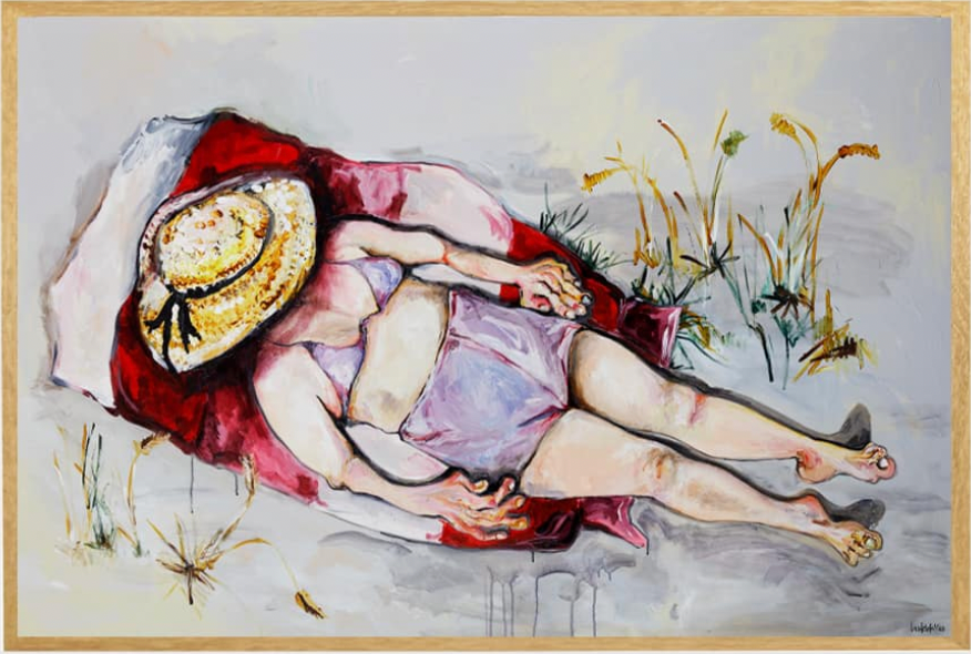 Valborg på stranden - Lisa Klok