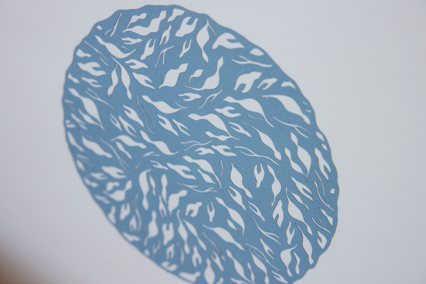 Forest floor #2 Light Blue - Papirvaerk
