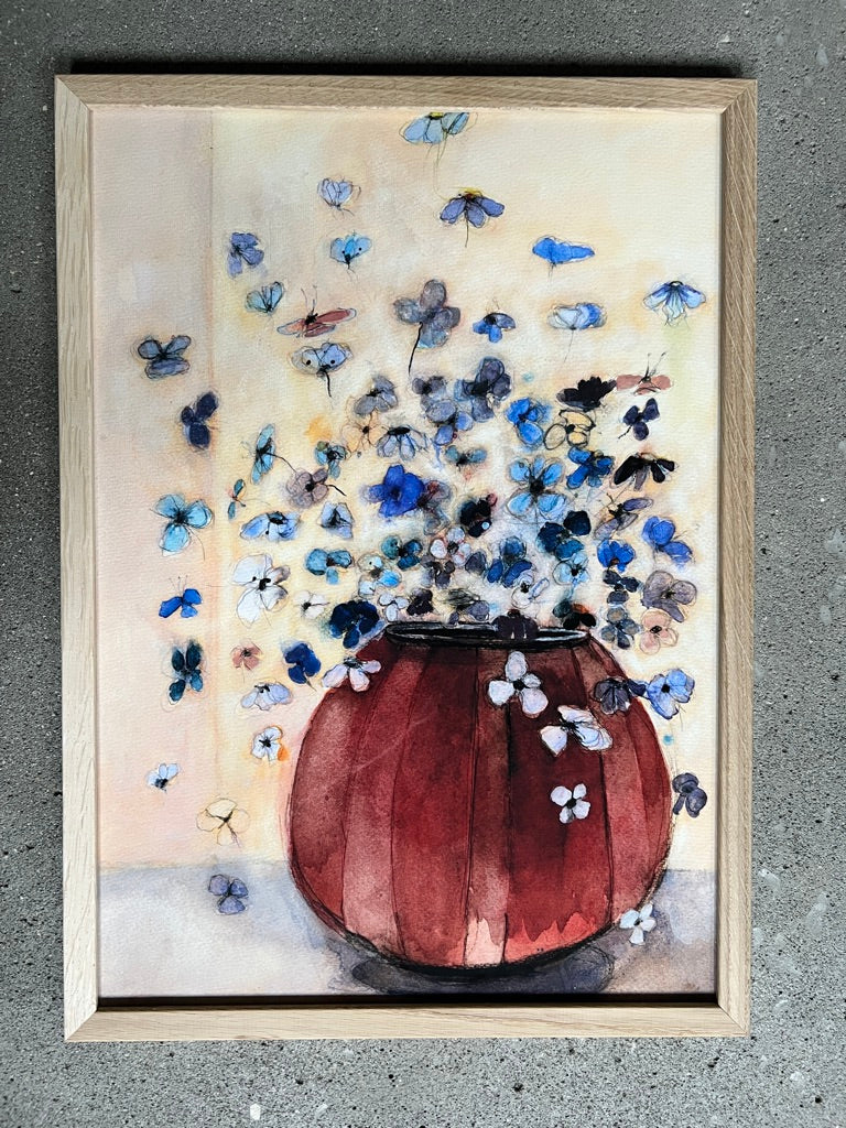 Rød vase - Lotte Neupart