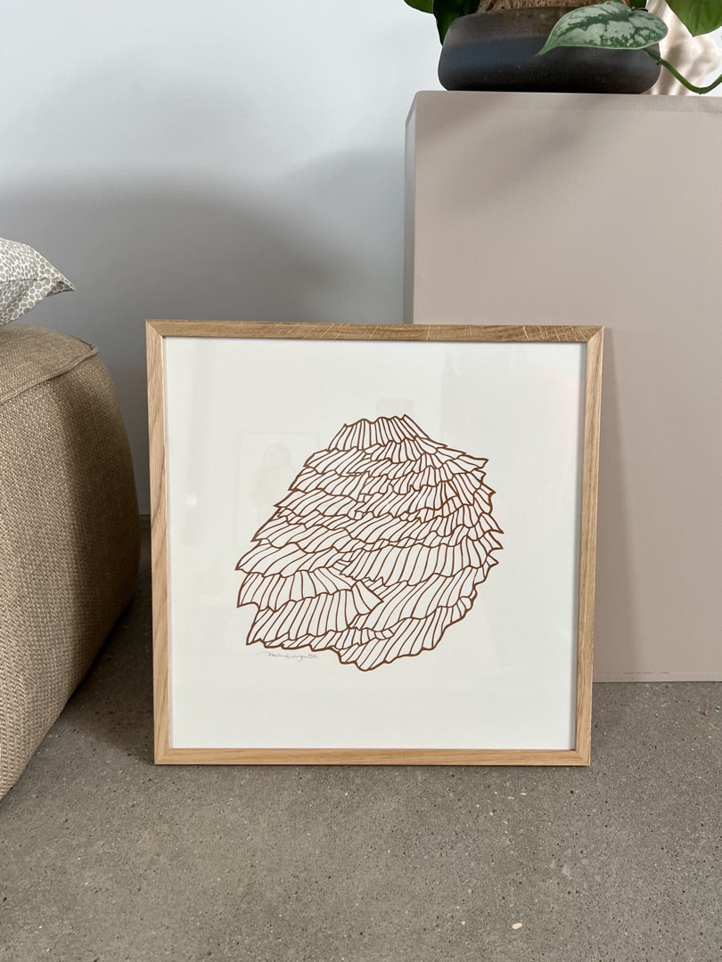 Frills, brown - Papirvaerk