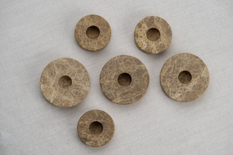 Wabi Sabi Nordic - Lysestage - Glød - Terra