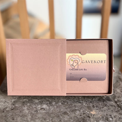 Fysisk gavekort – Galleri Lou Ra