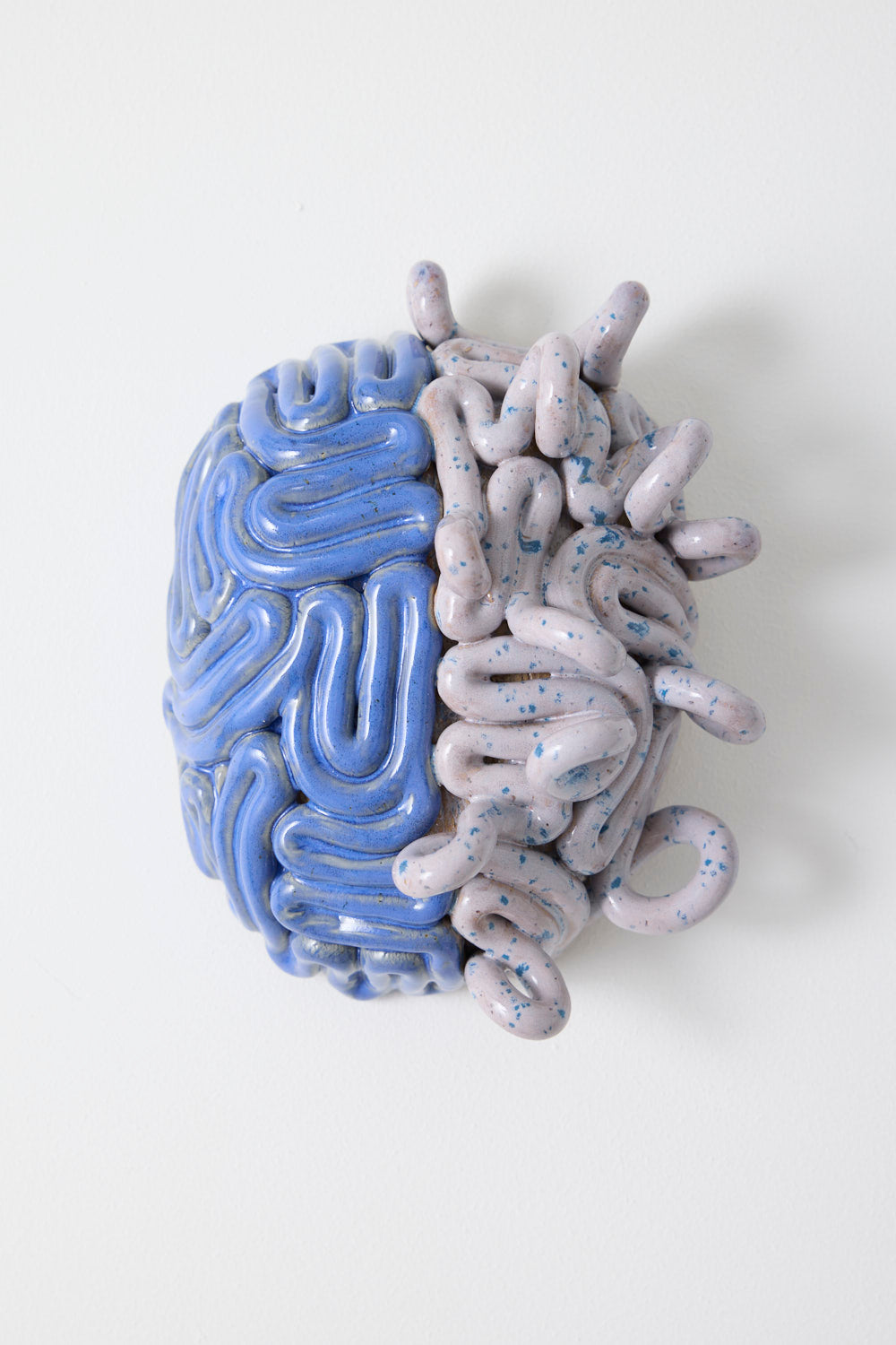 Krøllet hjerne blå/lilla - Hulda Rún