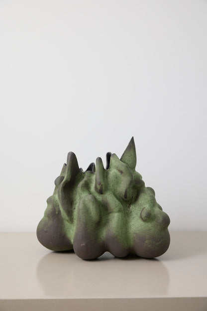 Grøn vase #2 - Lotte Lemor