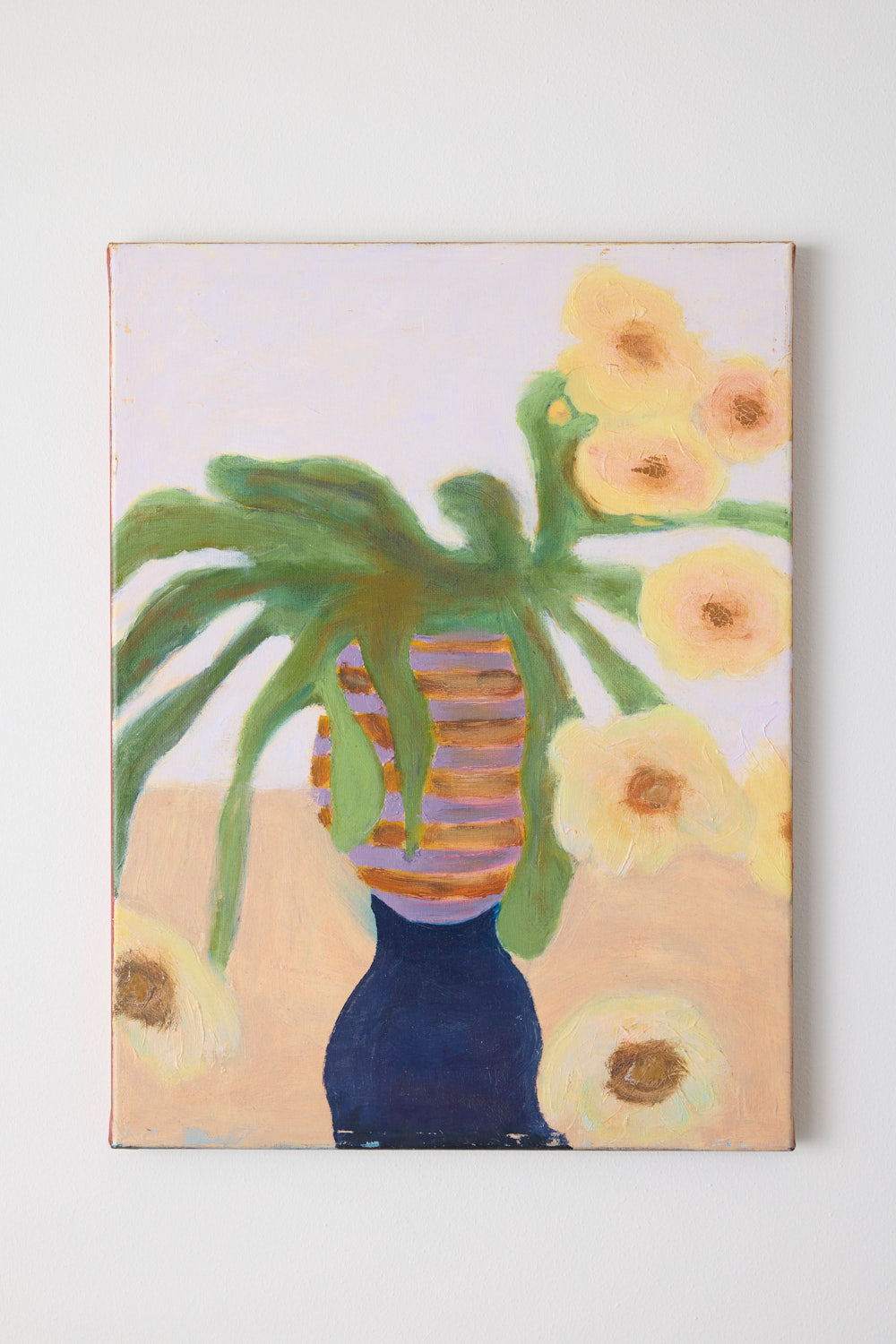 Krukke med blomster - Original