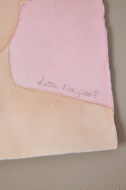 Flowerhead med rosa baggrund - Lotte Neupart