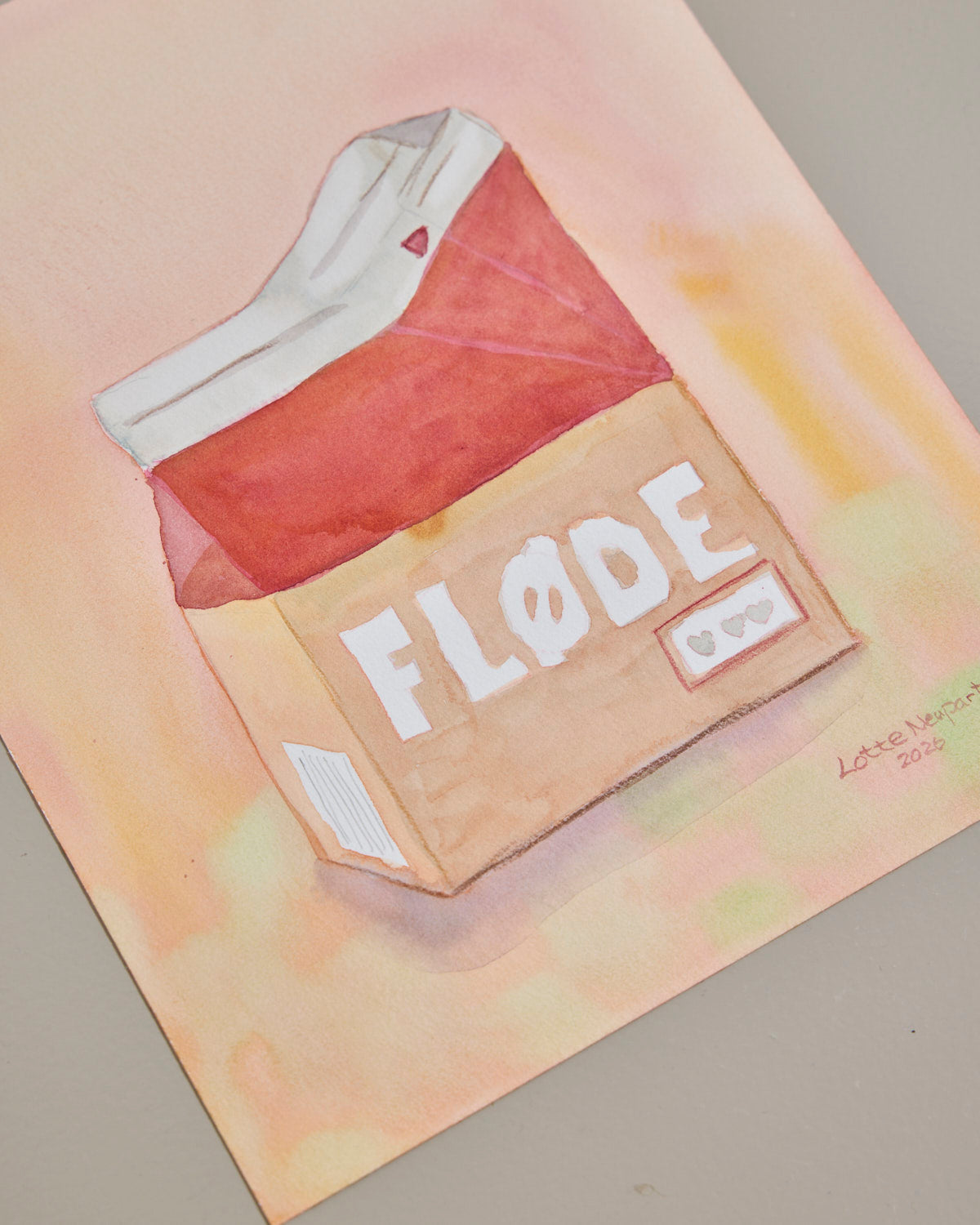 Fløde - orange