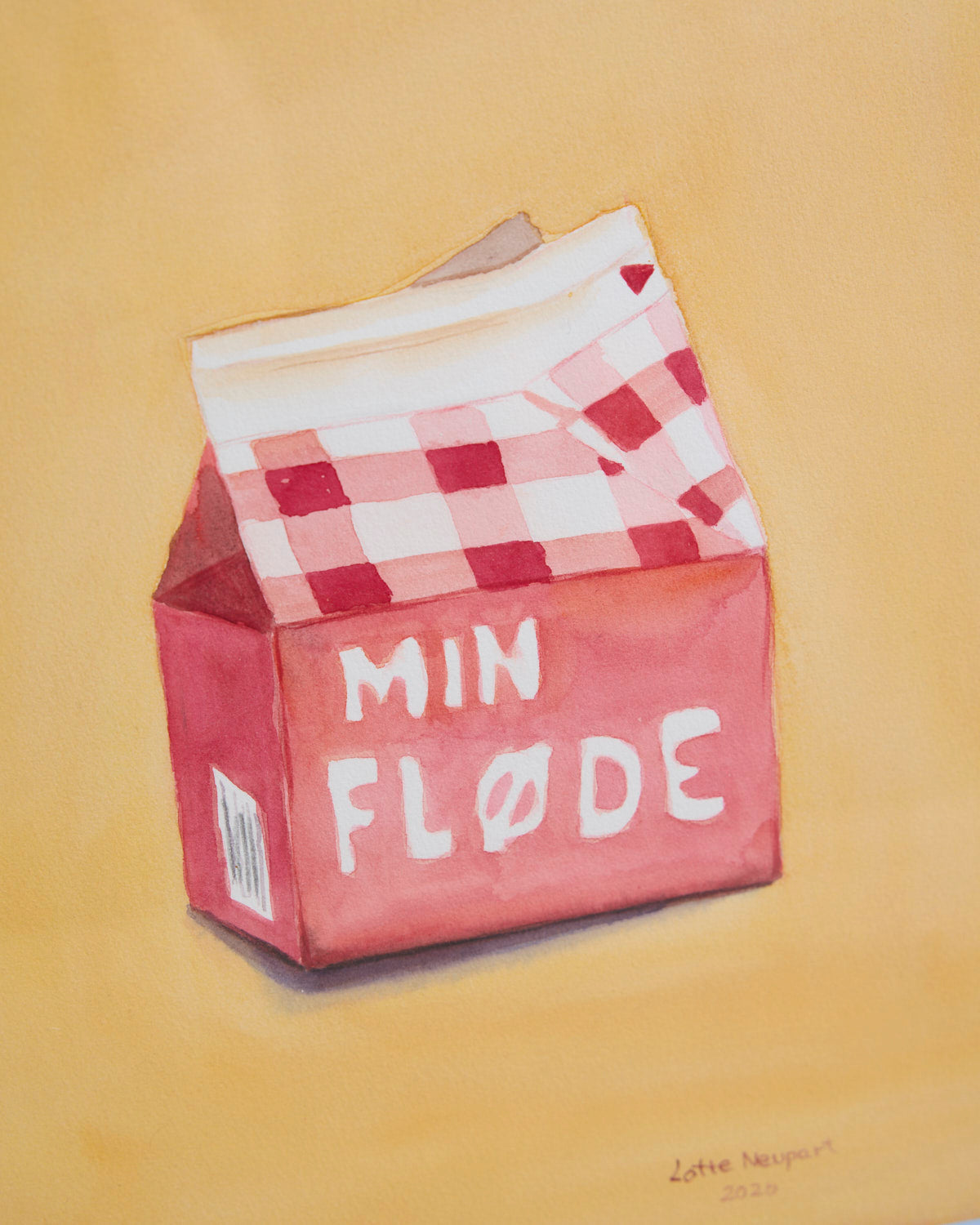 Fløde - gul