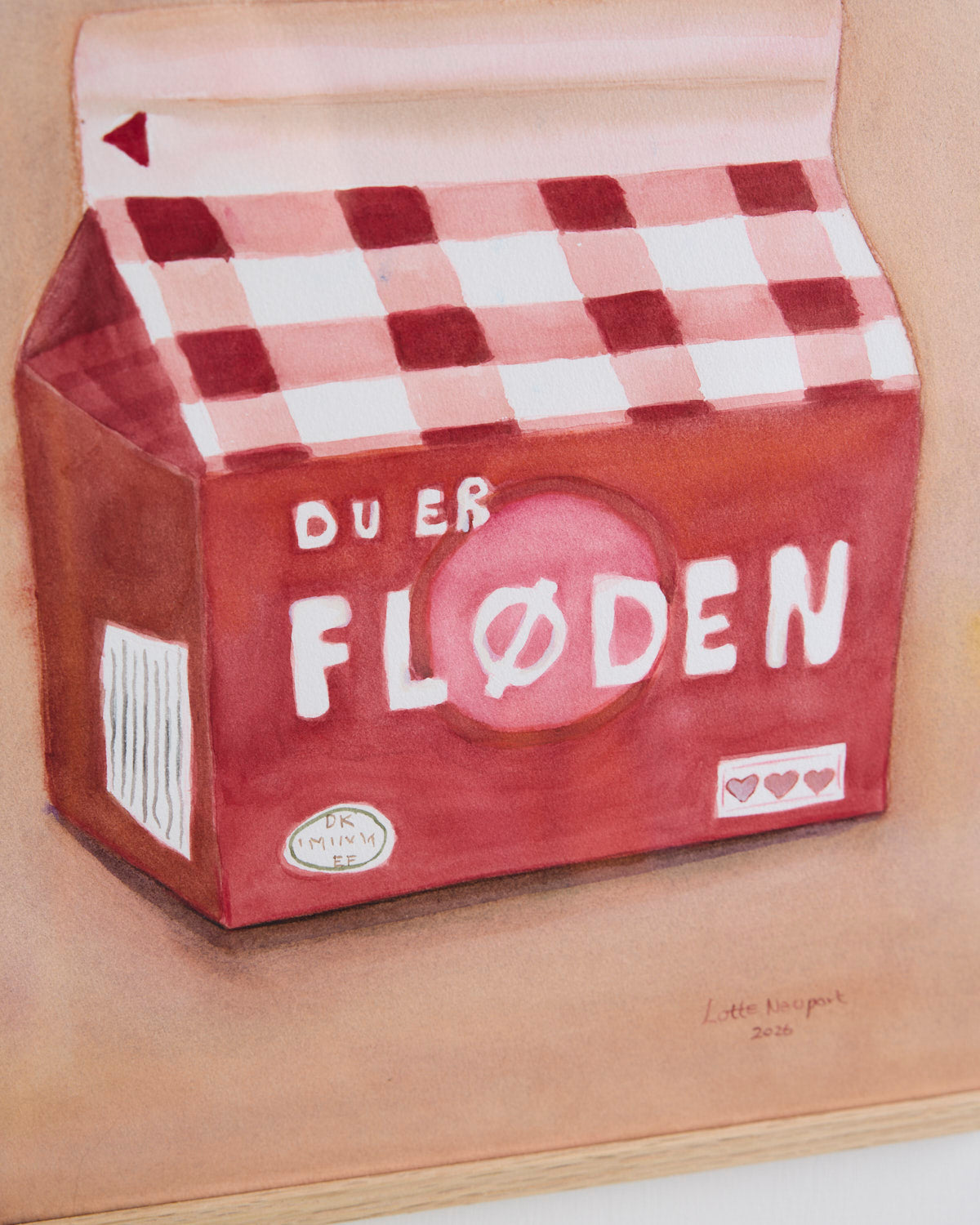 Fløde - med tern