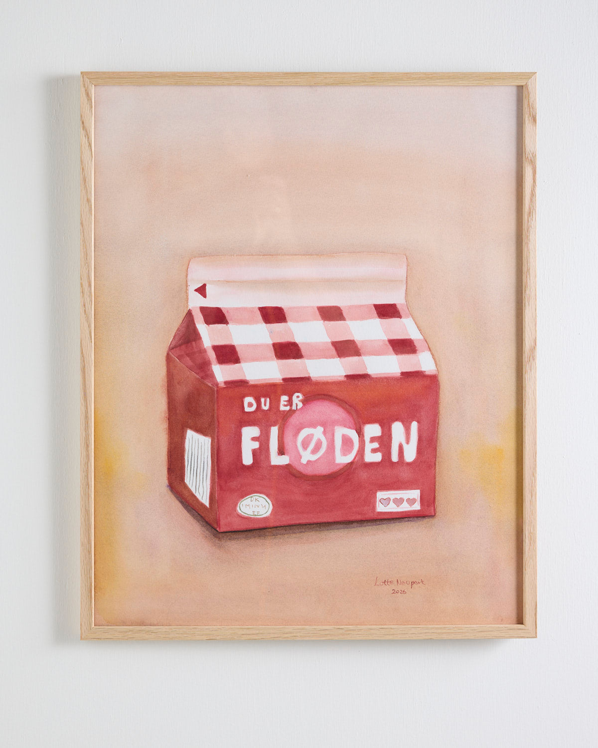 Fløde - med tern