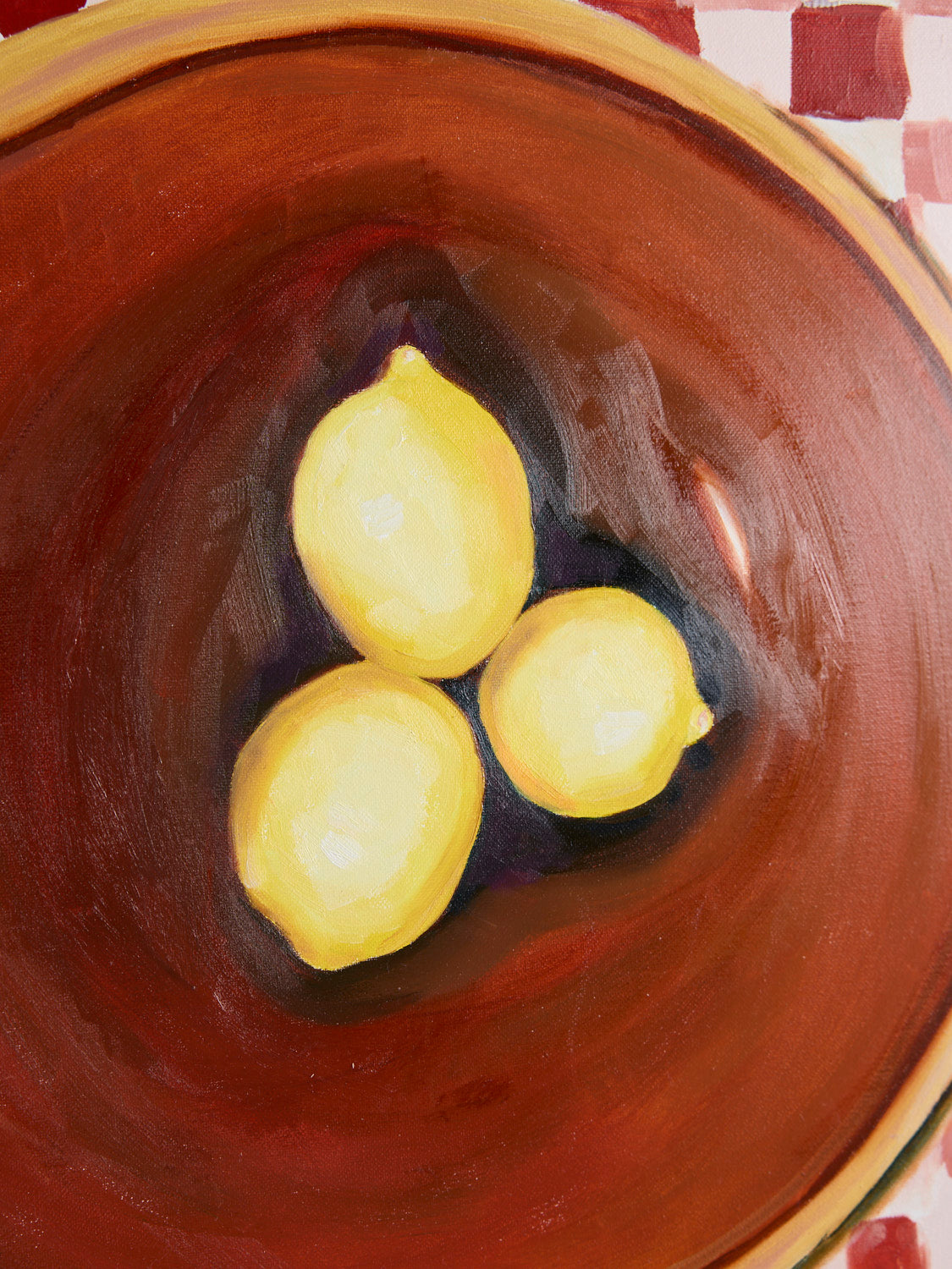 Lerfad med citroner