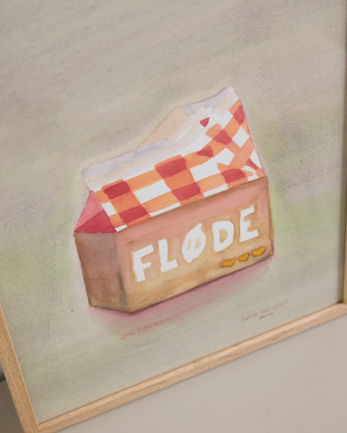 Fløde - gule hjerter