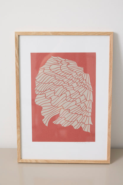 Frills (red) - Papirvaerk