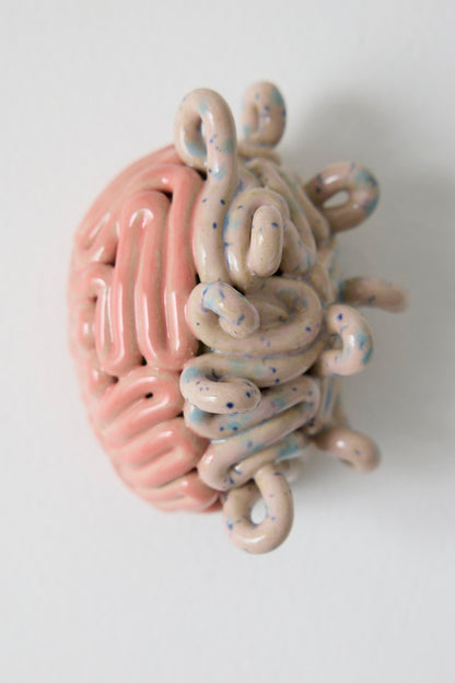 Krøllet Hjerne mini No. 14 - Hulda Rún