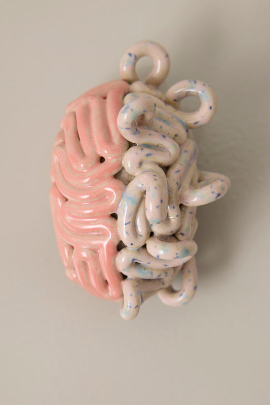 Krøllet Hjerne mini No. 25 - Hulda Rún