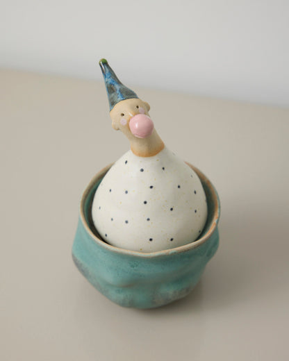 Bubblegum lågkrukke - Mia Lindbirk