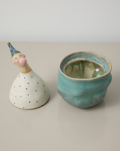 Bubblegum lågkrukke - Mia Lindbirk