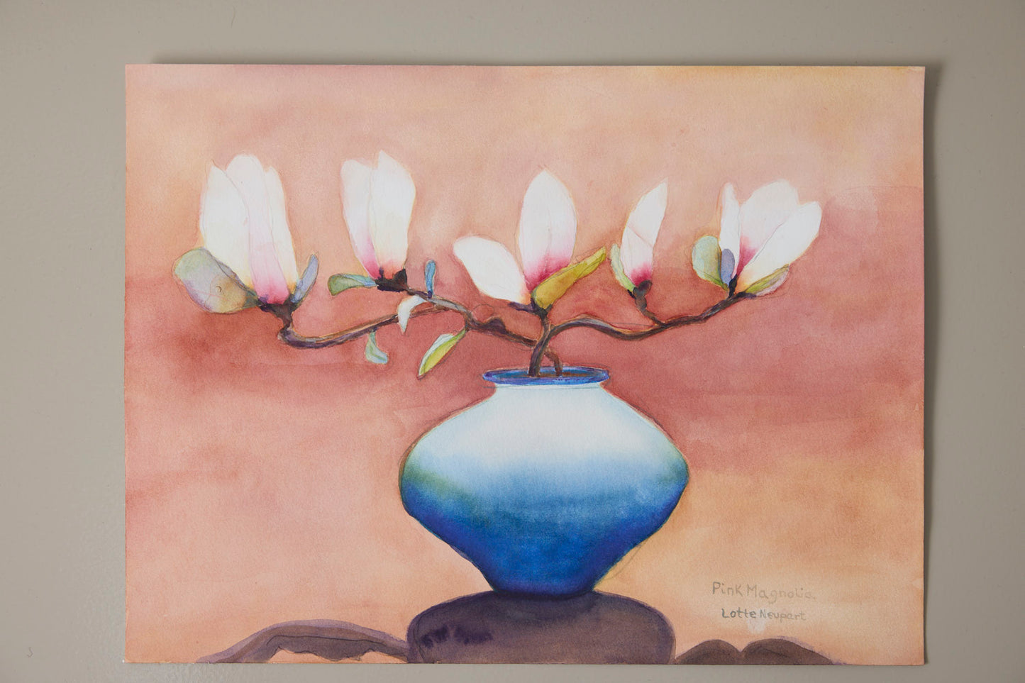 Pink Magnolia - Lotte Neupart - Original