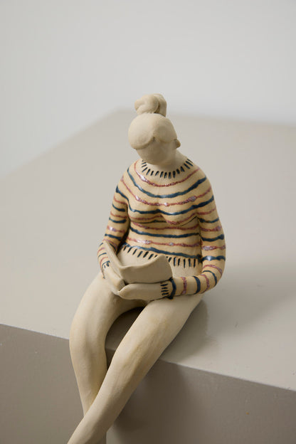 Kvinde der læser - Mia Lindbirk