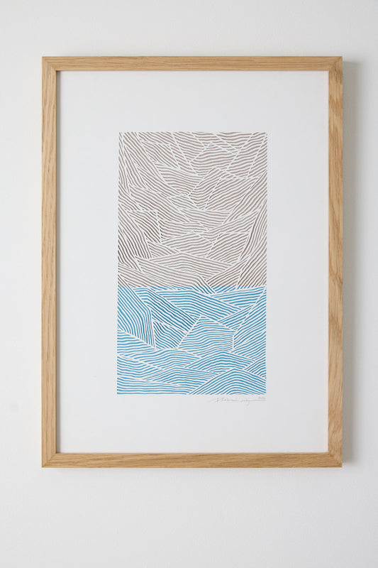 At the beach - Papirvaerk / Pernille Ludvigsen