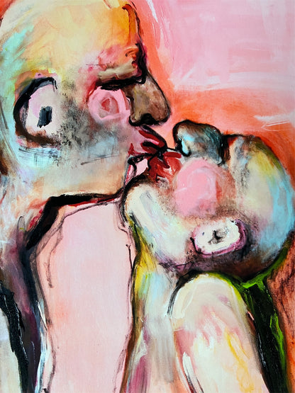 Lovebirds 8- Lisa Klok - Kunsttryk