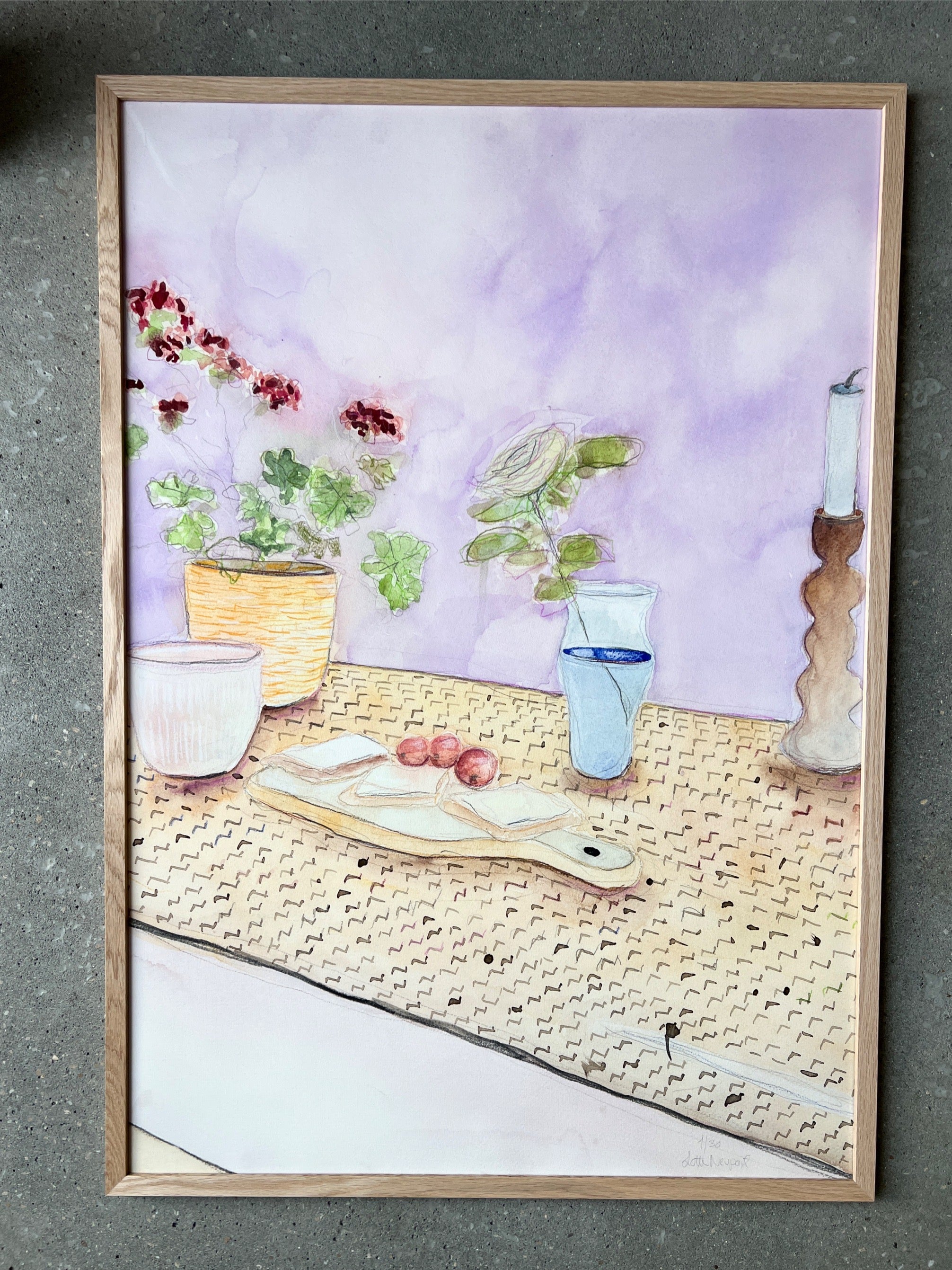 Morgenbordet - Kunsttryk