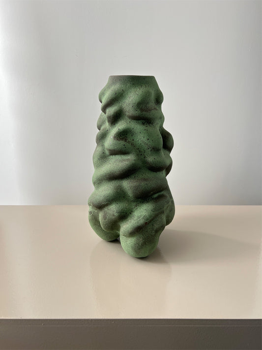 Grøn høj vase - Lotte Lemor