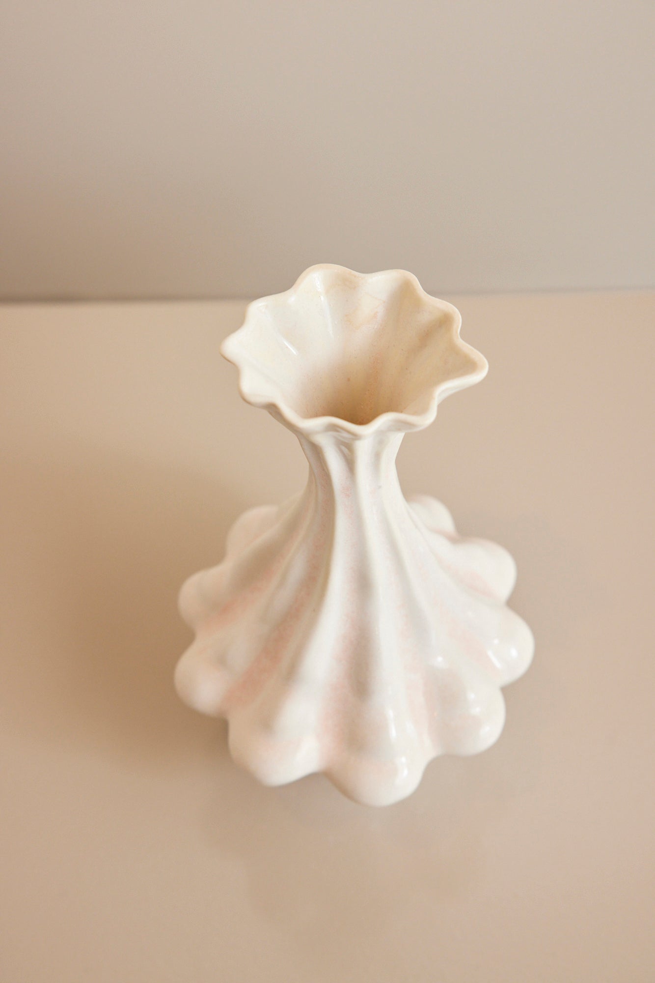 Thora Finnsdottir - Volcano Flower Vase, curved